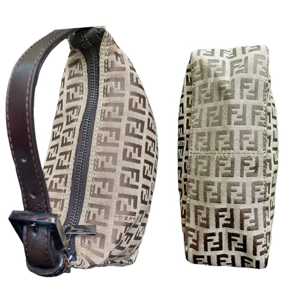 ** SOLD ** Fendi Zucchino Mini Baguette - Picture 5 of 10